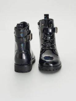 Stivaletti In Similpelle Liscia -Kiabi stivaletti in similpelle liscia nero aza37 1 frb3