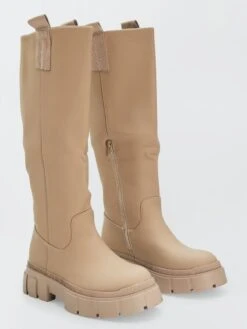 Stivali Alti Con Suola Spessa