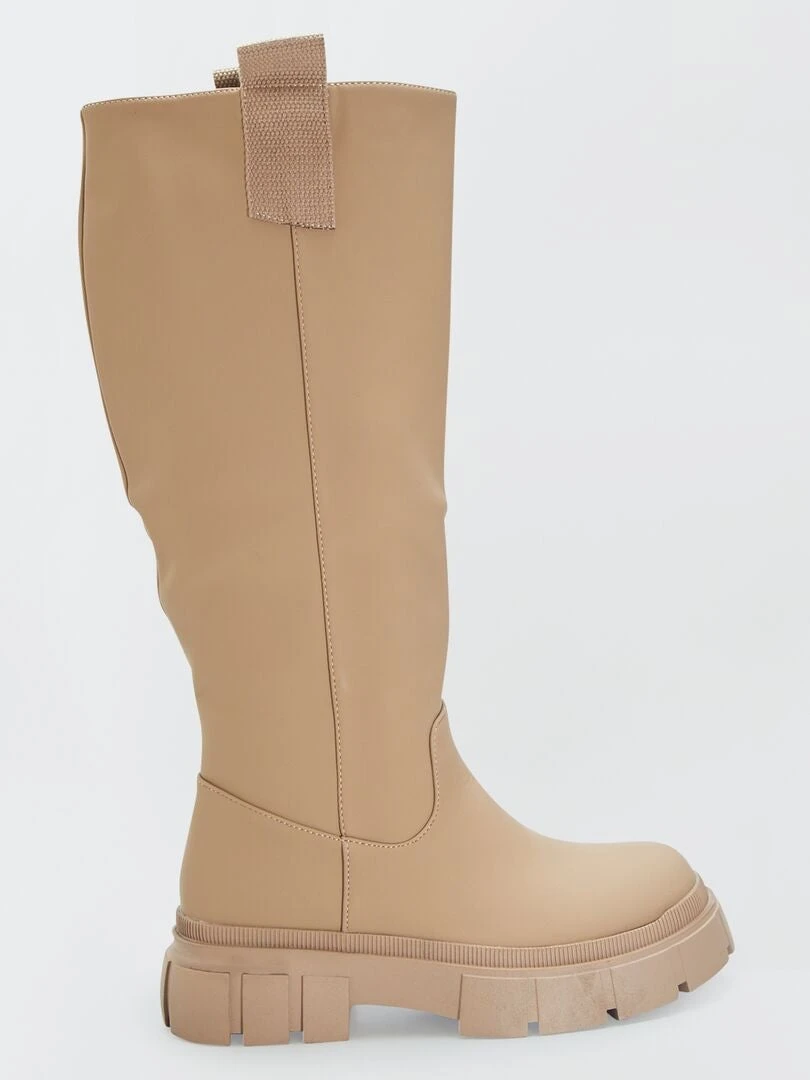 Stivali Alti Con Suola Spessa 2 Stivali Alti Con Suola Spessa - immagine 2