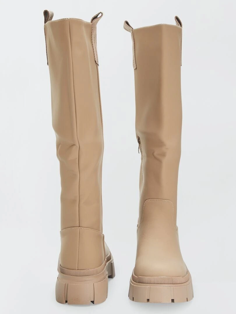 Stivali Alti Con Suola Spessa 3 Stivali Alti Con Suola Spessa - immagine 3