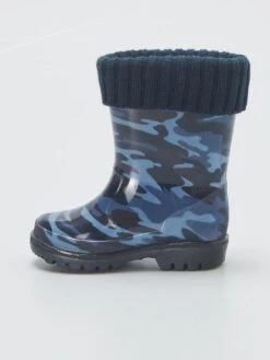 Stivali Da Pioggia 'mimetici' -Kiabi stivali da pioggia mimetici blu ayc52 1 frb5