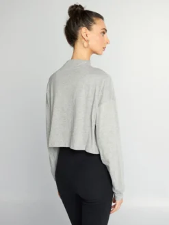 T-shirt A Collo Alto -Kiabi t shirt a collo alto grigio ami80 1 frb3