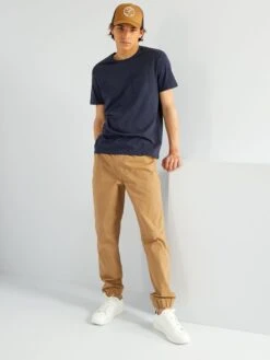 T-shirt A Maniche Corte Con Tasche Sul Petto