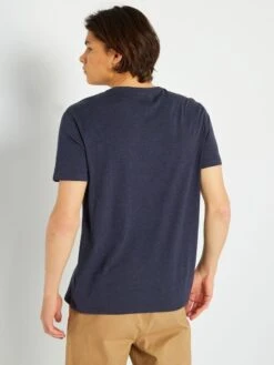 T-shirt A Maniche Corte Con Tasche Sul Petto -Kiabi t shirt a maniche corte con tasche sul petto blu zn122 9 frb3