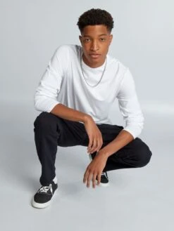 T-shirt A Maniche Corte In Jersey +190 Cm