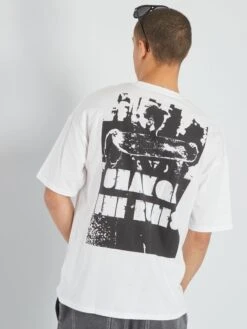 T-shirt A Maniche Corte Stampata 8 T-shirt A Maniche Corte Stampata -Kiabi t shirt a maniche corte stampata bianco aev04 1 frb4