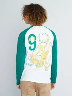 T-shirt A Maniche Lunghe Con Stampa -Kiabi t shirt a maniche lunghe con stampa bianco arf93 1 frb4