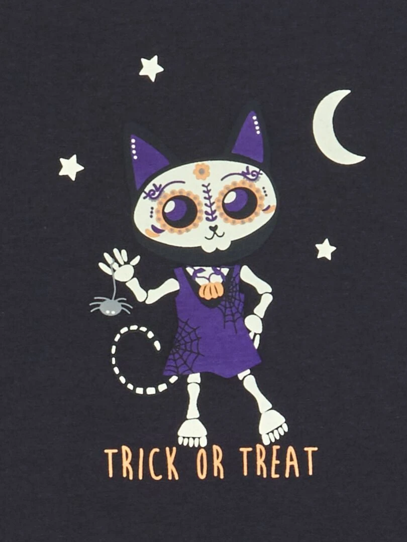 T-shirt A Maniche Lunghe Con Stampa Halloween 3 T-shirt A Maniche Lunghe Con Stampa Halloween - immagine 3