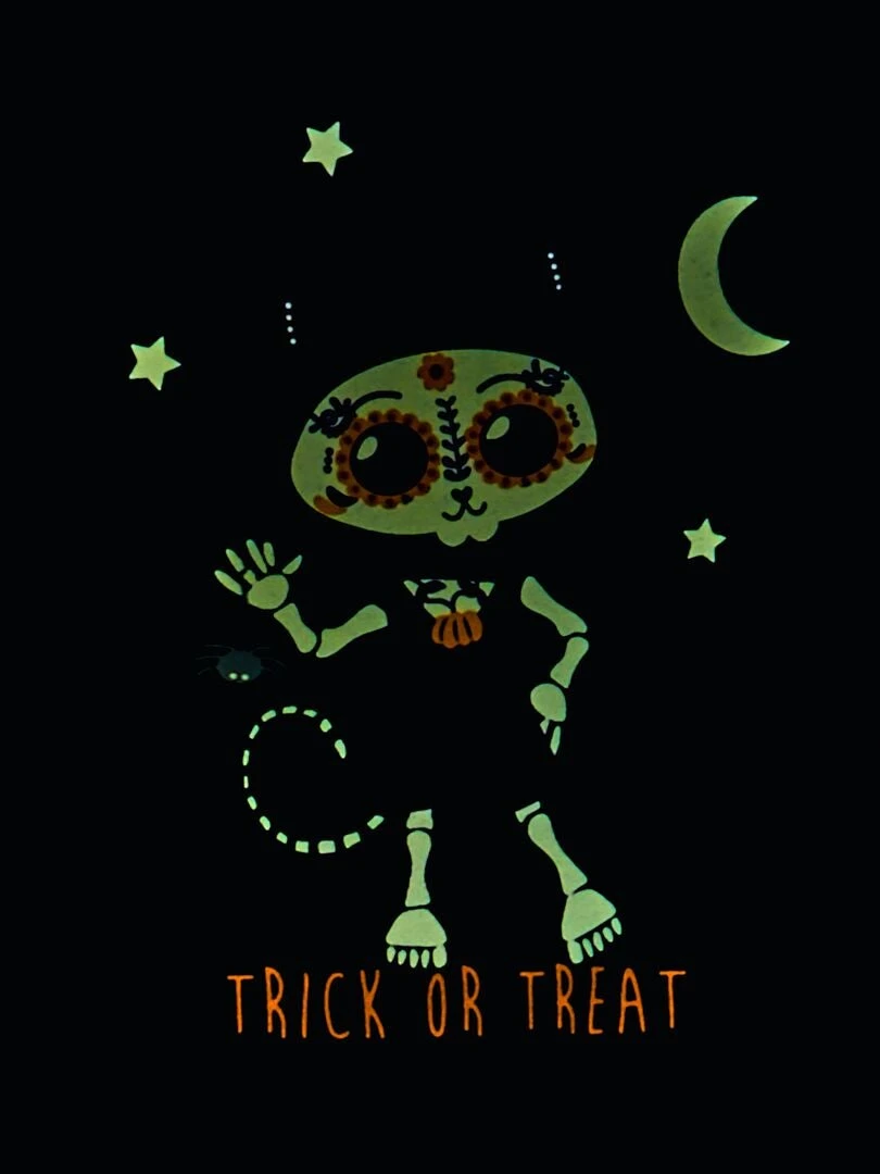 T-shirt A Maniche Lunghe Con Stampa Halloween 4 T-shirt A Maniche Lunghe Con Stampa Halloween - immagine 4