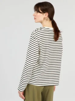 T-shirt A Righe A Maniche Lunghe 7 T-shirt A Righe A Maniche Lunghe -Kiabi t shirt a righe a maniche lunghe bianco aqr62 2 frb4