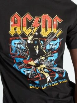 T-shirt 'AC/DC' In Jersey -Kiabi t shirt acdc in jersey nero alh01 1 frb3