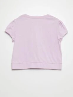 T-shirt Annodata Davanti -Kiabi t shirt annodata davanti viola bhh47 5 frb3