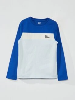 T-shirt Colorblock A Maniche Lunghe