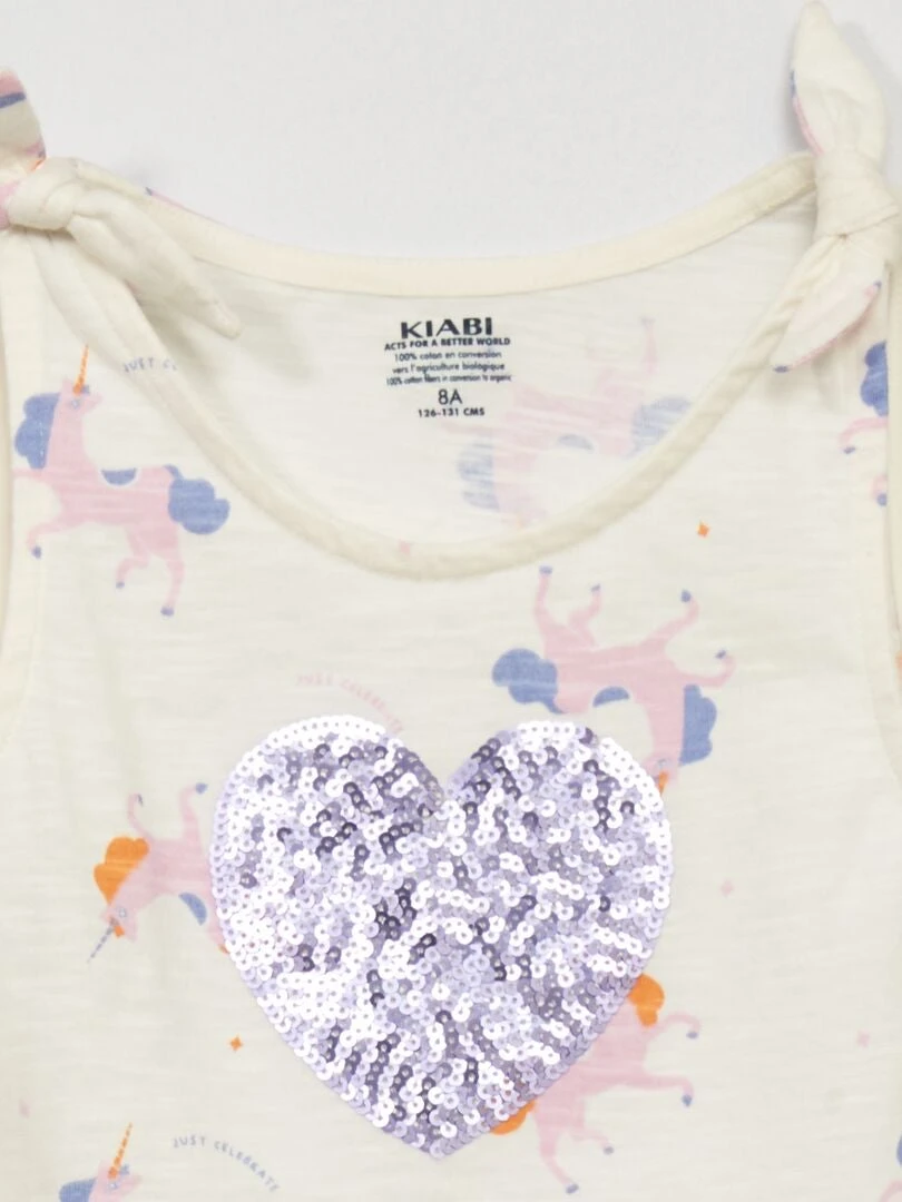 T-shirt Con Motivo 'unicorni' 2 T-shirt Con Motivo 'unicorni' - immagine 2