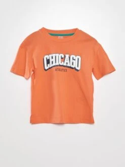 T-shirt Con Stampa 'Chicago' Taglio Loose Fit