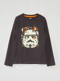 T-shirt Con Stampa 'Star Wars' Fosforescente - Halloween