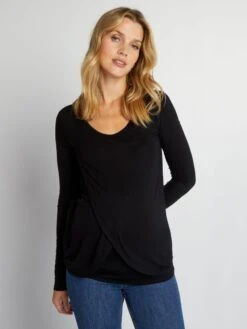 T-shirt Da Allattamento Incrociata Davanti