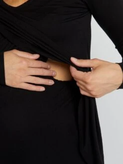 T-shirt Da Allattamento Incrociata Davanti -Kiabi t shirt da allattamento incrociata davanti nero ala81 2 frb3