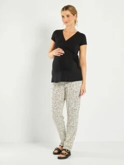 T-shirt Da Allattamento -Kiabi t shirt da allattamento nero zm392 2 frb3