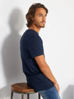 T-shirt Dritta In Jersey Tinta Unita 10 T-shirt Dritta In Jersey Tinta Unita -Kiabi t shirt dritta in jersey tinta unita blu scuro vt552 6 frb5