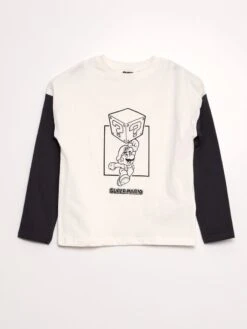 T-shirt Effetto 2 In 1 'SuperMario'