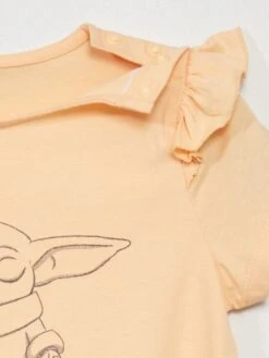 T-shirt 'Grogu' 'The Mandalorian' 'Star Wars' -Kiabi t shirt grogu the mandalorian star wars arancione zr058 1 frb5