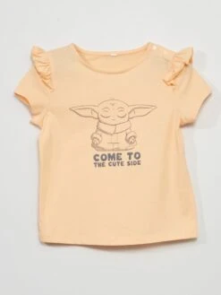 T-shirt 'Grogu' 'The Mandalorian' 'Star Wars' -Kiabi t shirt grogu the mandalorian star wars arancione zr058 1 frb6