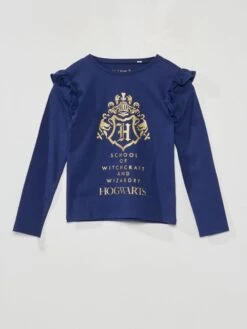 T-shirt 'Harry Potter' A Maniche Lunghe