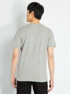 T-shirt In Cotone Stampato 'Holidaze' -Kiabi t shirt in cotone stampato holidaze grigio acz64 2 frb3