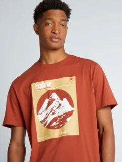 T-shirt In Jersey A Maniche Corte +190 Cm