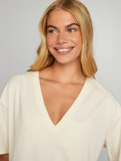 T-shirt In Jersey A Maniche Corte 7 T-shirt In Jersey A Maniche Corte -Kiabi t shirt in jersey a maniche corte beige ami79 2 frb3