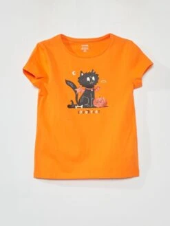 T-shirt In Jersey A Maniche Corte Halloween