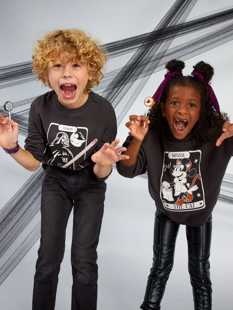 T-shirt In Jersey A Maniche Lunghe 'Star Wars' Halloween 2 T-shirt In Jersey A Maniche Lunghe 'Star Wars' Halloween - immagine 2