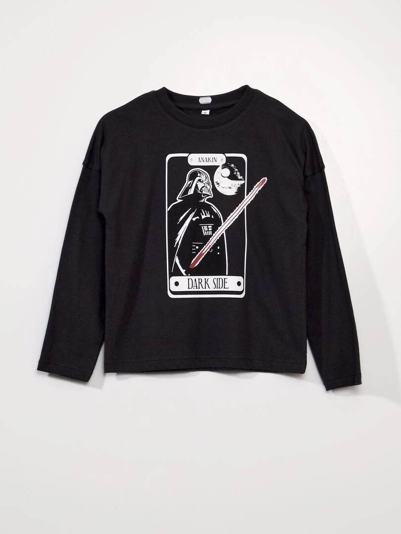 T-shirt In Jersey A Maniche Lunghe 'Star Wars' Halloween 3 T-shirt In Jersey A Maniche Lunghe 'Star Wars' Halloween - immagine 3