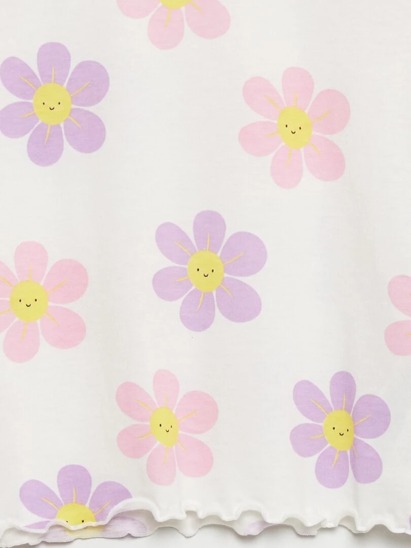 T-shirt In Jersey 'fiori' 2 T-shirt In Jersey 'fiori' - immagine 2