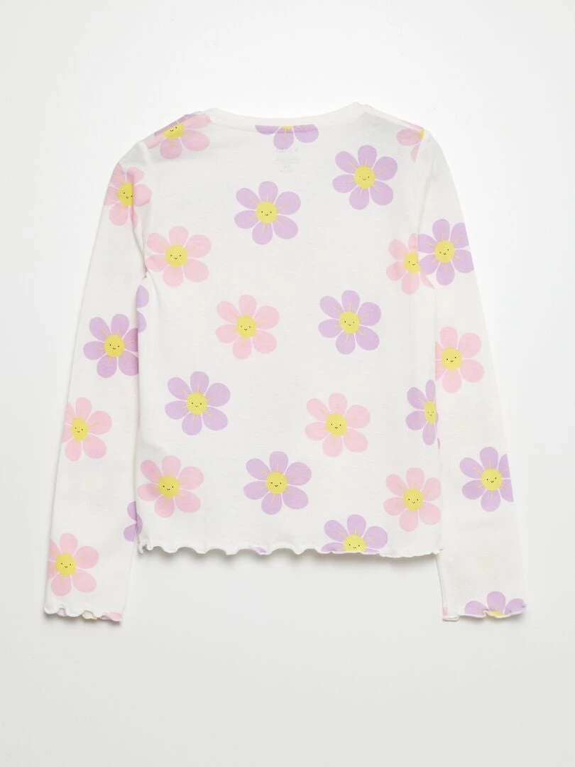 T-shirt In Jersey 'fiori' 3 T-shirt In Jersey 'fiori' - immagine 3