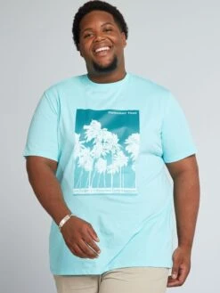 T-shirt In Jersey Stampata