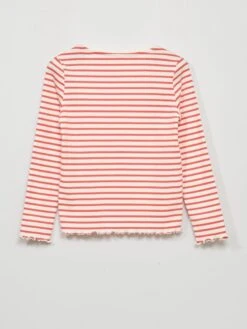 T-shirt In Maglia A Coste Con Stampa 5 T-shirt In Maglia A Coste Con Stampa -Kiabi t shirt in maglia a coste con stampa rosa aix32 2 frb3