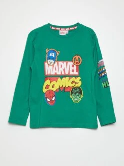 T-shirt In Maglia Jersey 'Avengers'