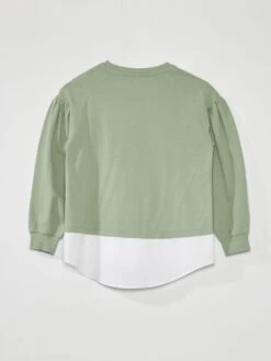 T-shirt In Maglia Jersey Effetto 2 In 1 -Kiabi t shirt in maglia jersey effetto 2 in 1 verde amd30 4 frb3