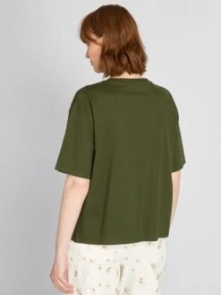 T-shirt In Maglia Jersey -Kiabi t shirt in maglia jersey verde ach74 4 frb3