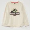 T-shirt 'Jurassic Park' A Maniche Lunghe