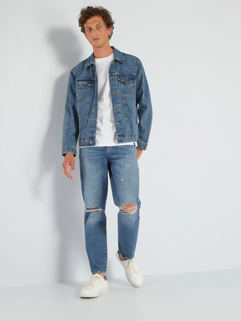 T-shirt Larga In Jersey Tinta Unita 4 T-shirt Larga In Jersey Tinta Unita - immagine 4