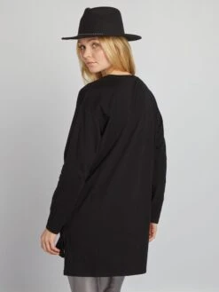 T-shirt Lunga -Kiabi t shirt lunga nero aza95 2 frb4