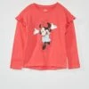 T-shirt 'Minnie' Maniche Lunghe Con Volant
