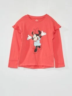 T-shirt 'Minnie' Maniche Lunghe Con Volant