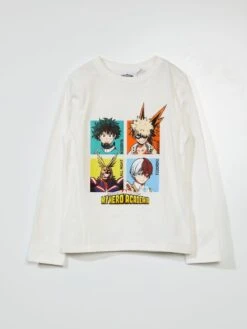 T-shirt 'My Hero Academia' A Maniche Lunghe