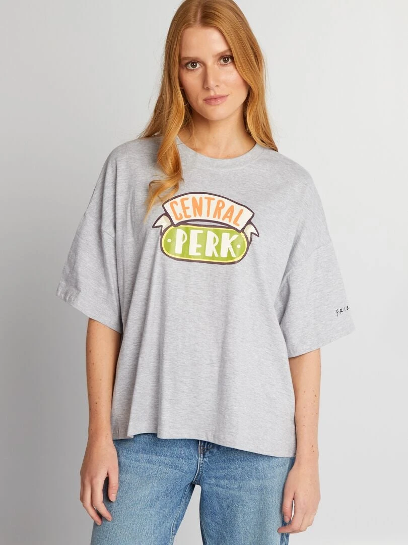 T-shirt Oversize In Jersey 'Friends' 4 T-shirt Oversize In Jersey 'Friends' - immagine 4