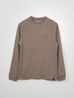 T-shirt Pesante A Maniche Lunghe