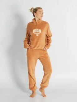 T-shirt Pigiama -Kiabi t shirt pigiama marrone ary39 1 frb5